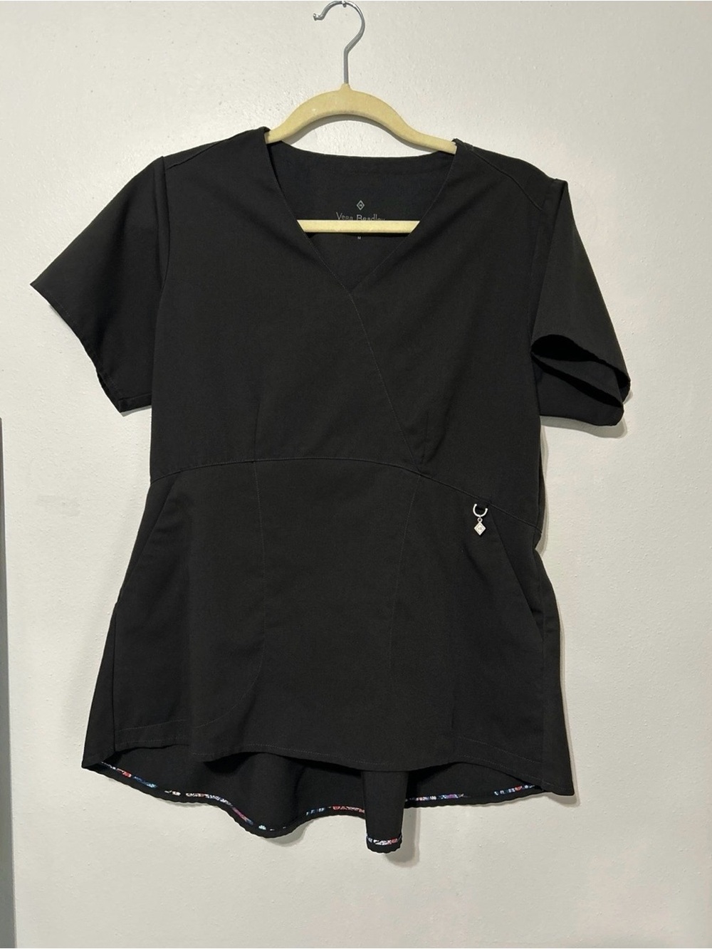 Lot of 10 scrub nursing tops mixed lot grey black Vera Bradley Urbane m/l - Picture 7 of 16